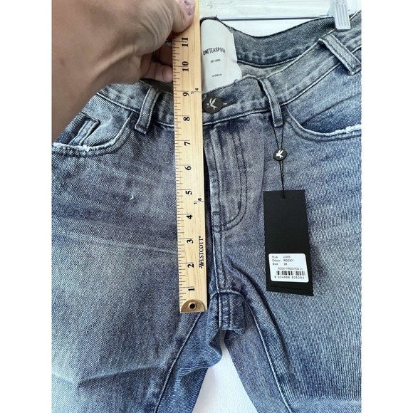 NWT One Teaspoon Rocky FreeBirds Distressed Chewed Hem Jeans - Picture 9 of 10
